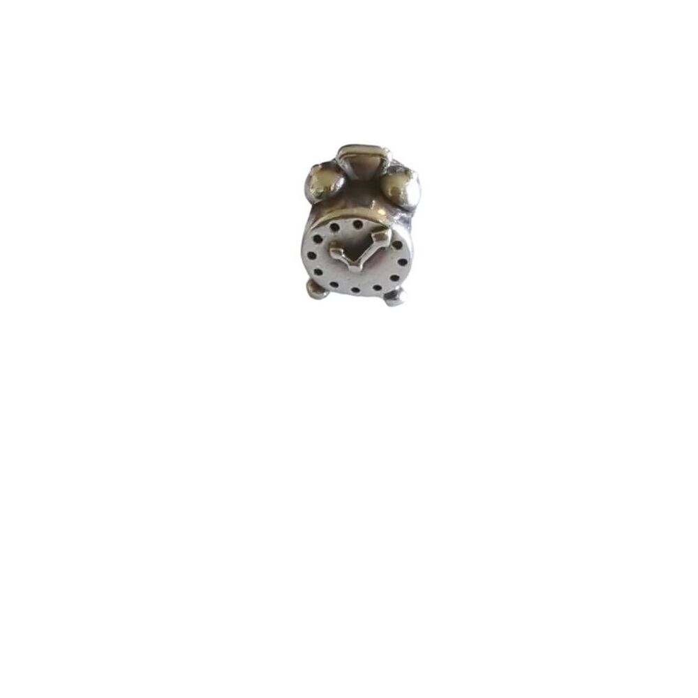 Pandora clock charm, 925 silver, EUC